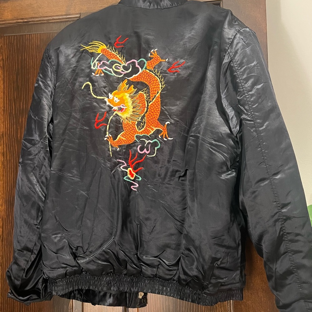 NWT Vintage Deadstock Silk Bomber